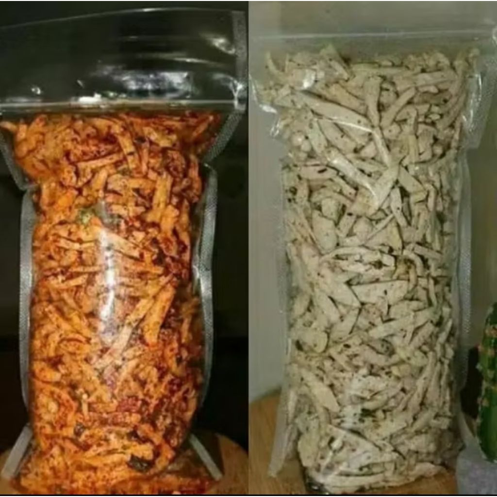

basreng stik extra pedas daun jeruk kemasan 100gram