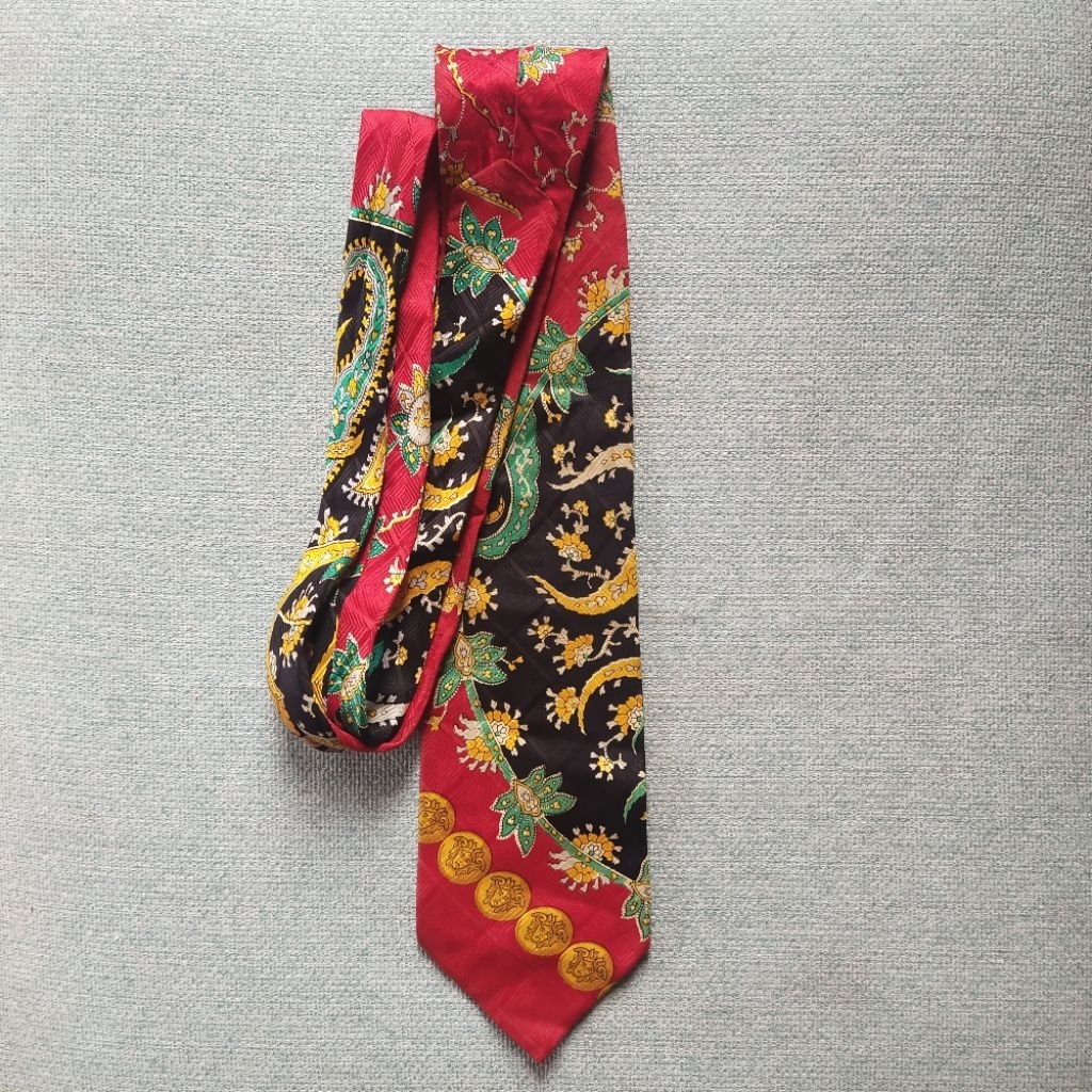 Dasi Vintage 90s Gianni Versace 100% Silk - Made In Italy