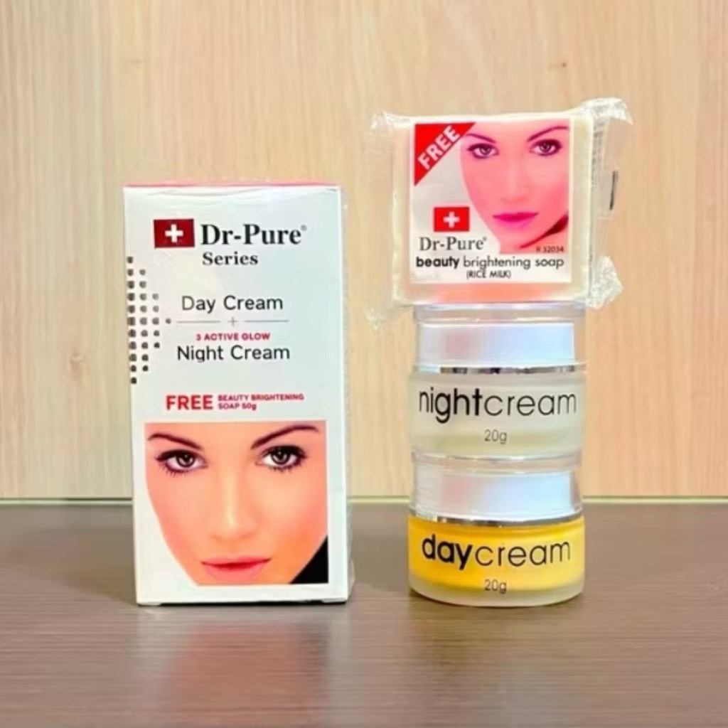 DR PURE SET 3IN1 WHITENING BPOM TERBARU PAKET KRIM DR PURE DRPURE ORIGINAL