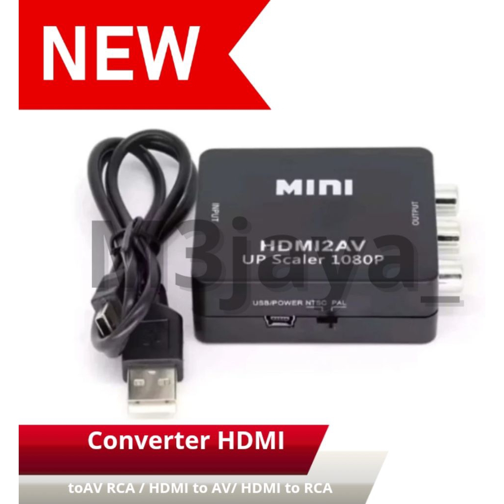 Converter HDMI to AV RCA / HDMI to AV / HDMI to RCA