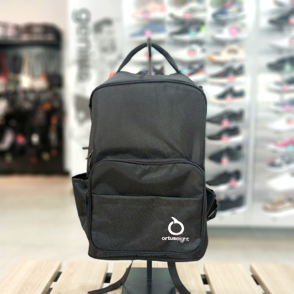 Tas Ransel - ORTUSEIGHT Boston Backpack - Black [34010069]  - Original