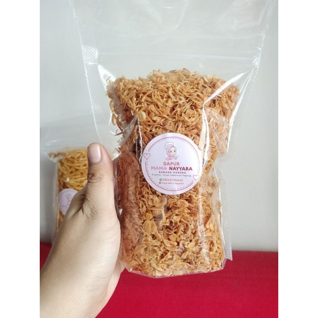 

BAWANG GORENG TANPA CAMPURAN TEPUNG (KEMASAN POUCH)