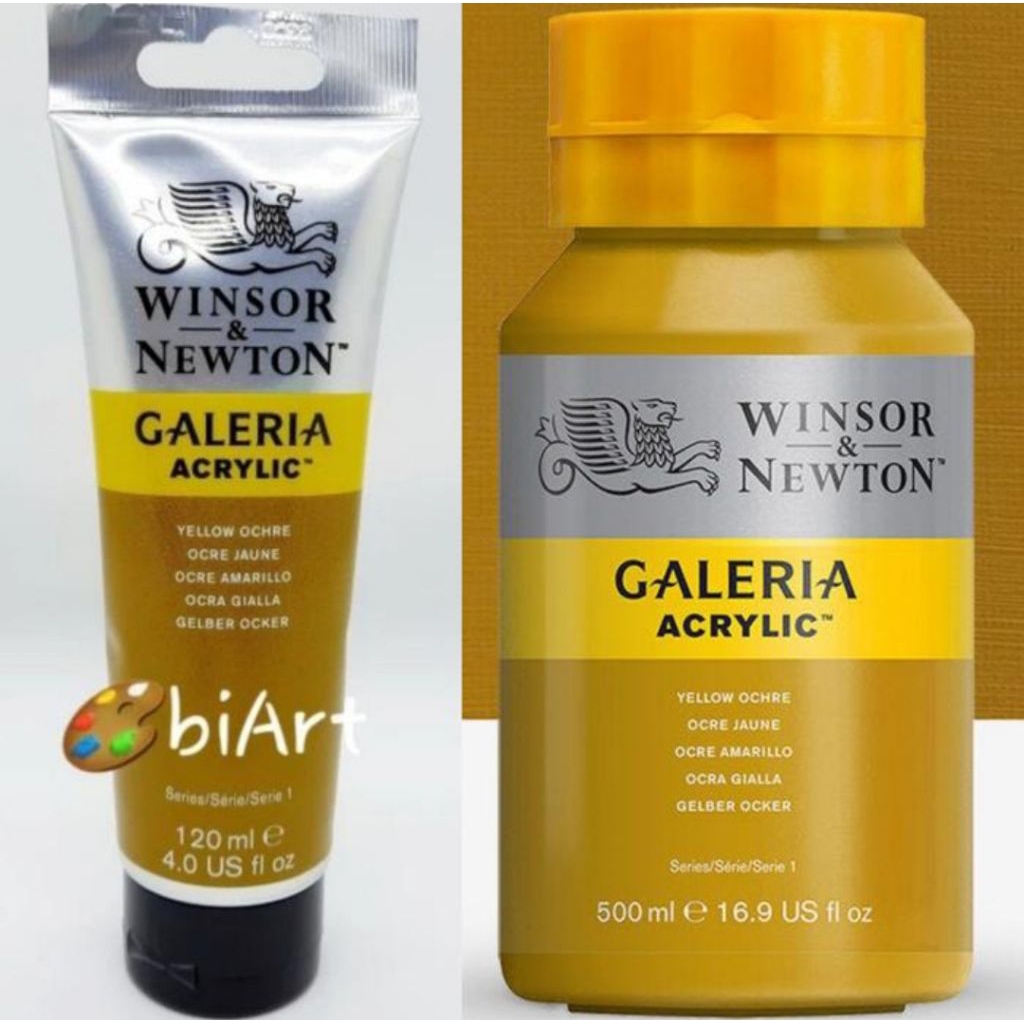 

Cat Akrilik Galeria Acrylic Colour 500ml / 120ml Yellow Ochre Winsor & Newton