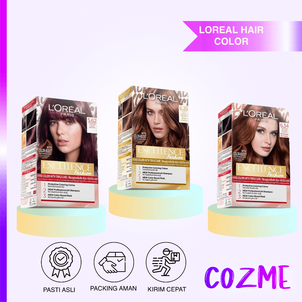 LOREAL PARIS Excellence Fashion Hair Color With Color Boost