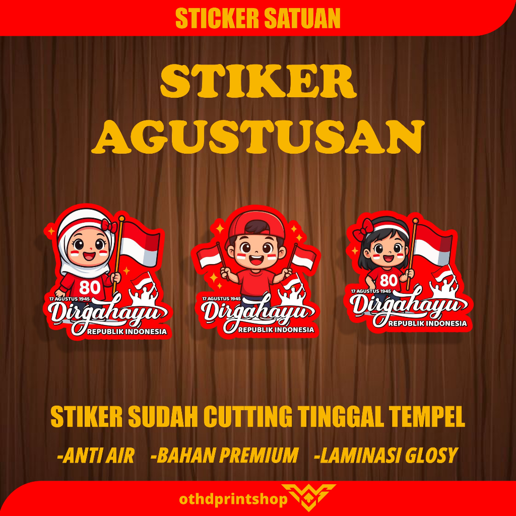 

Stiker 17 Agustus Stiker Dirgahayu Republik Indonesia Stiker Satuan