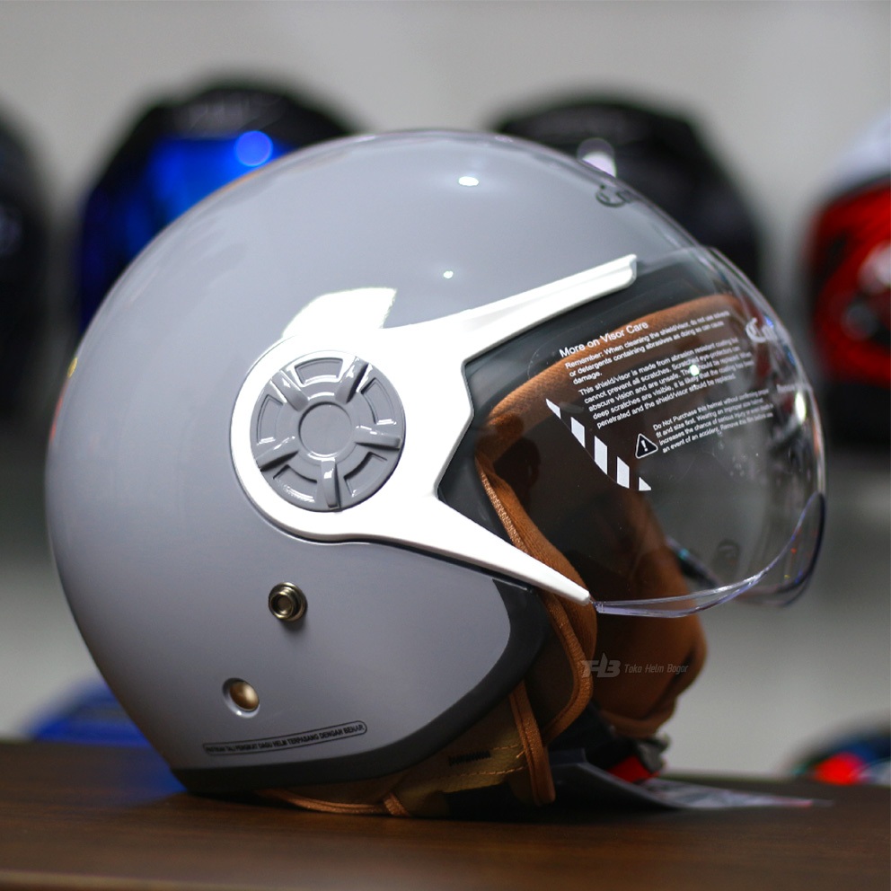 CARGLOSS YRH HELM RETRO HIJAB | DARK GREY | HELM HALFFACE