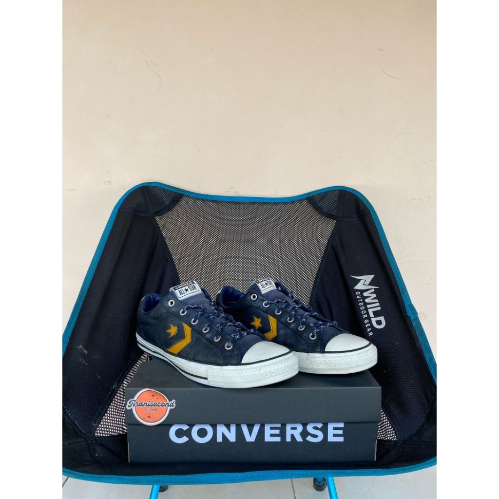 CONVERSE STAR PLAYER OX NAVY LEATHER
