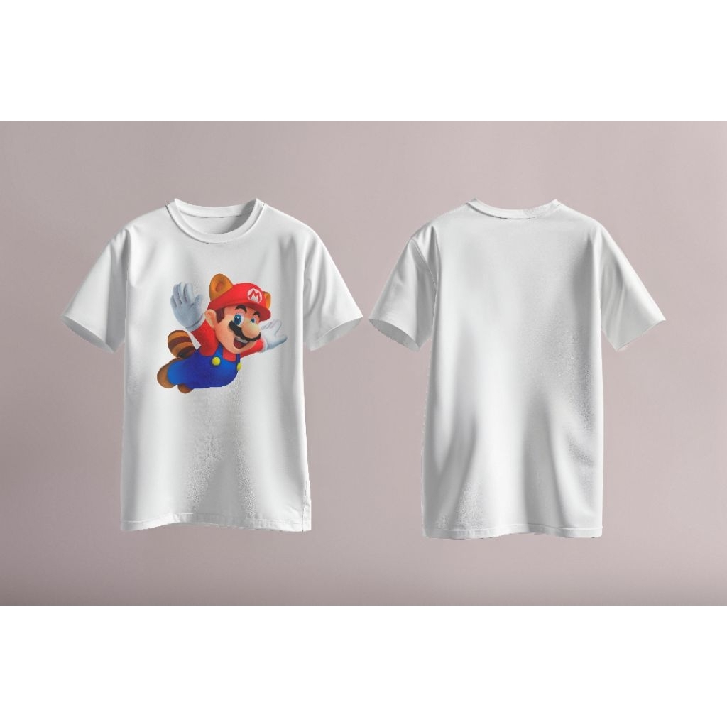 kaos premium  mario tanuki