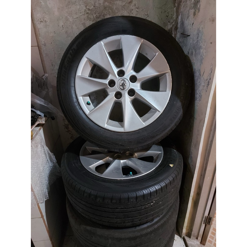 Velg copotan Alphard Ring 17 dan ban YOKOHAMA (preloved)