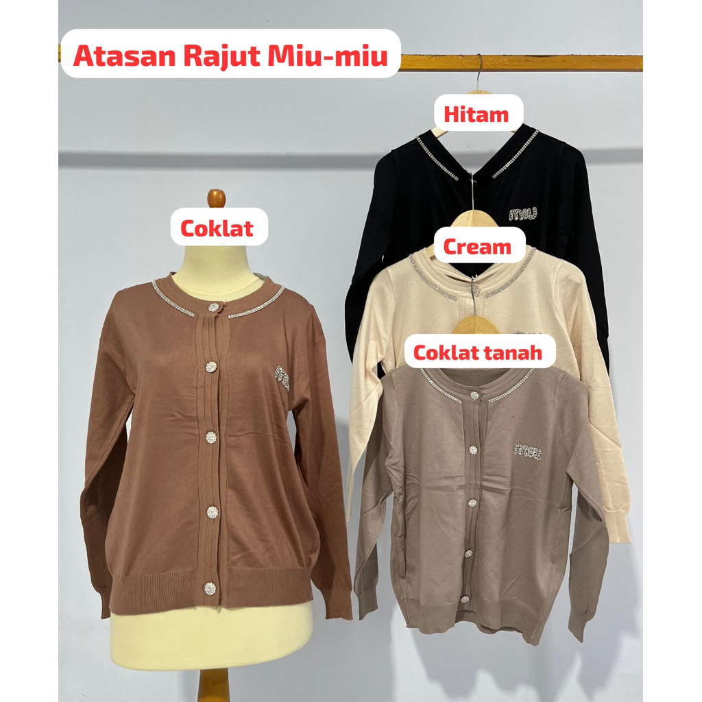 Atasan Rajut Miu-miu