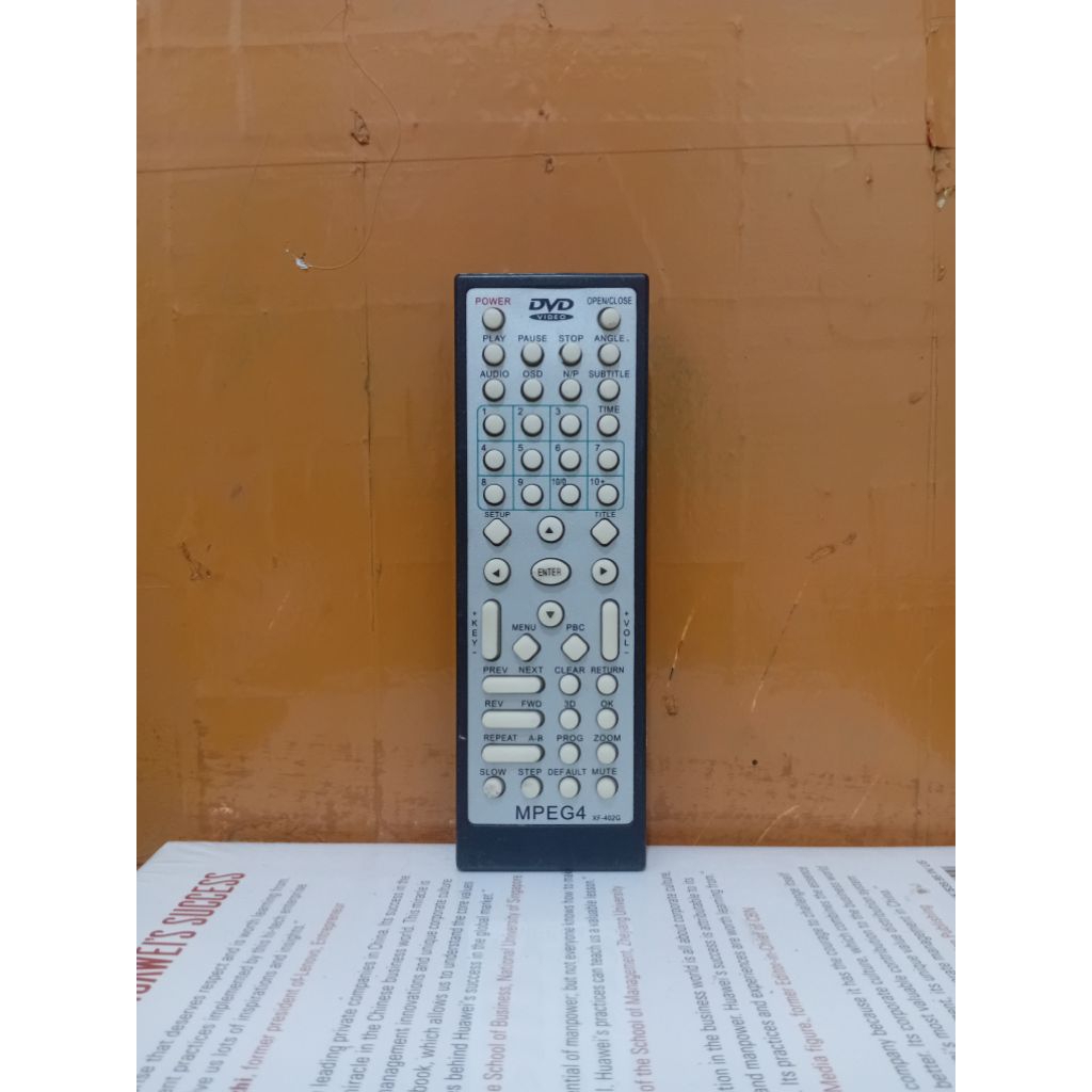 REMOTE DVD MPEG4 SERI XF-402G ORIGINAL