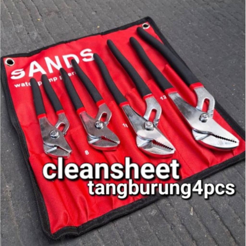 tang burung set 4pcs sands tang pipa