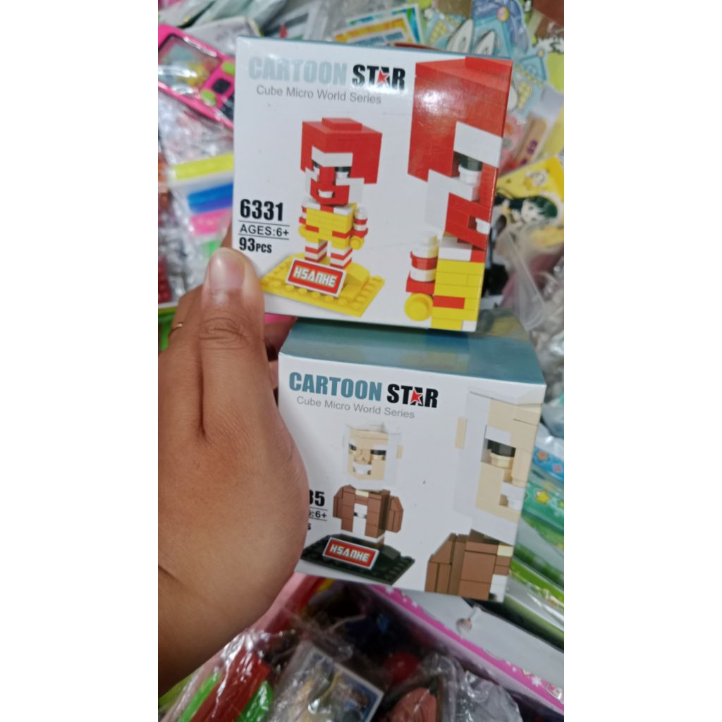 Lego/Balok Nano Brick Karakter per box