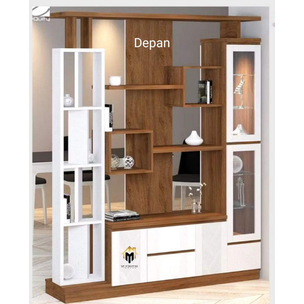 Buffet Partisi/sekat ruangan kayu jati Jepara