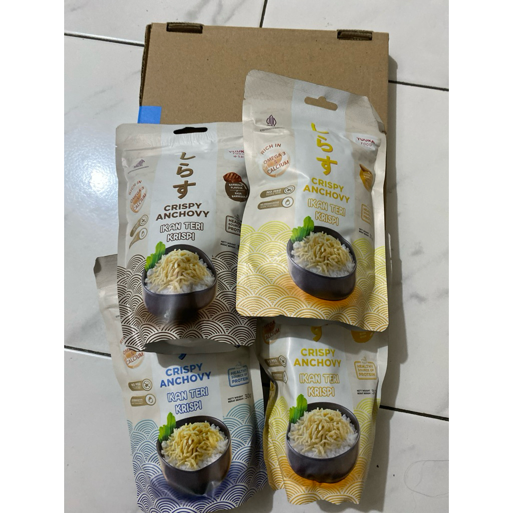 

makanan teri crispy dan buku pesanan kak fenny