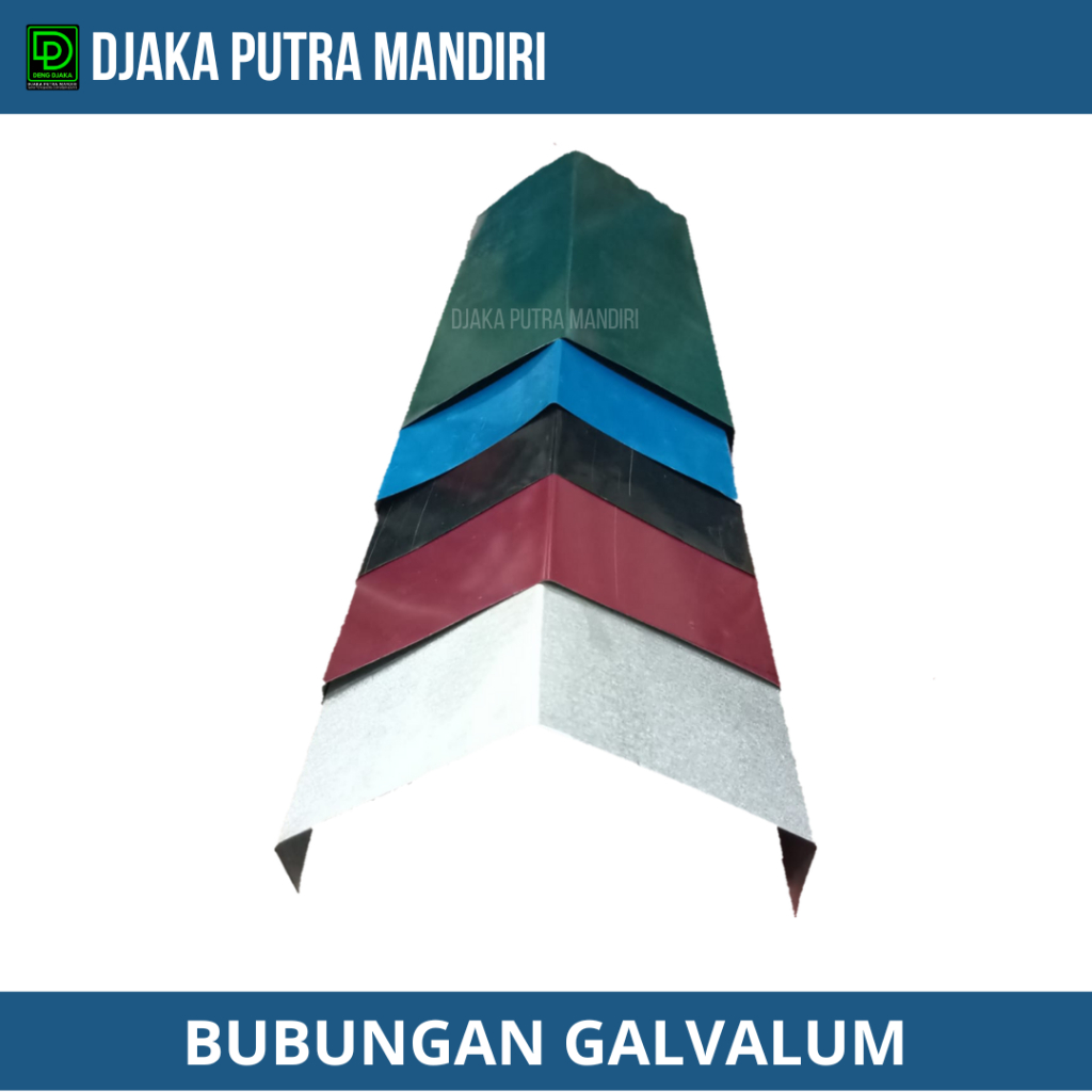 Nok Segitiga Galvalume / Bubungan Atap / Ridge Capping Panjang 3 Meter