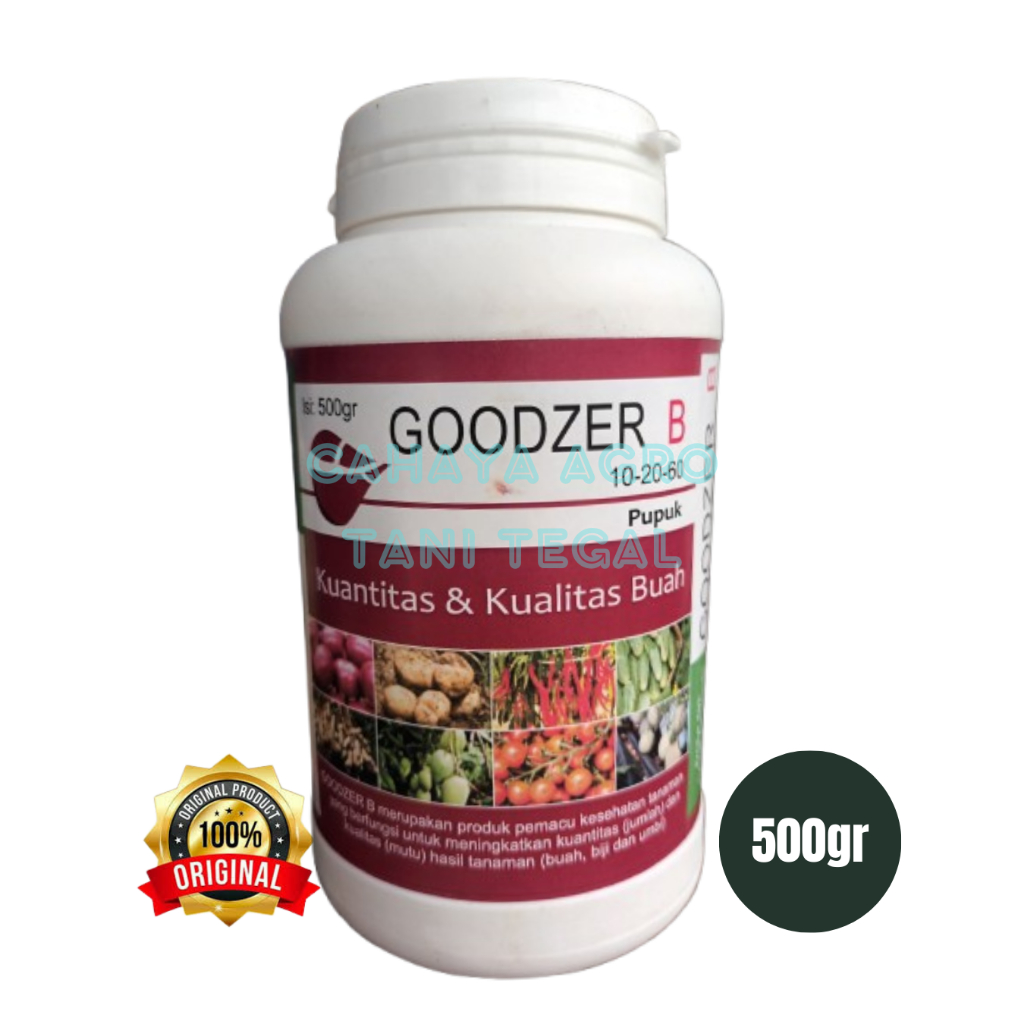 Pupuk Buah GOODZER B 10-20-60  Kuantitas & Kualitas Buah 500gr