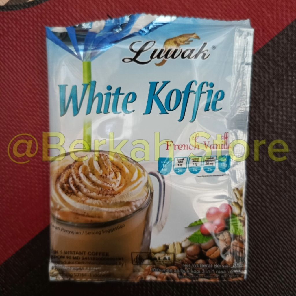 

Kopi Luwak White Koffie (French Vanila 20g)