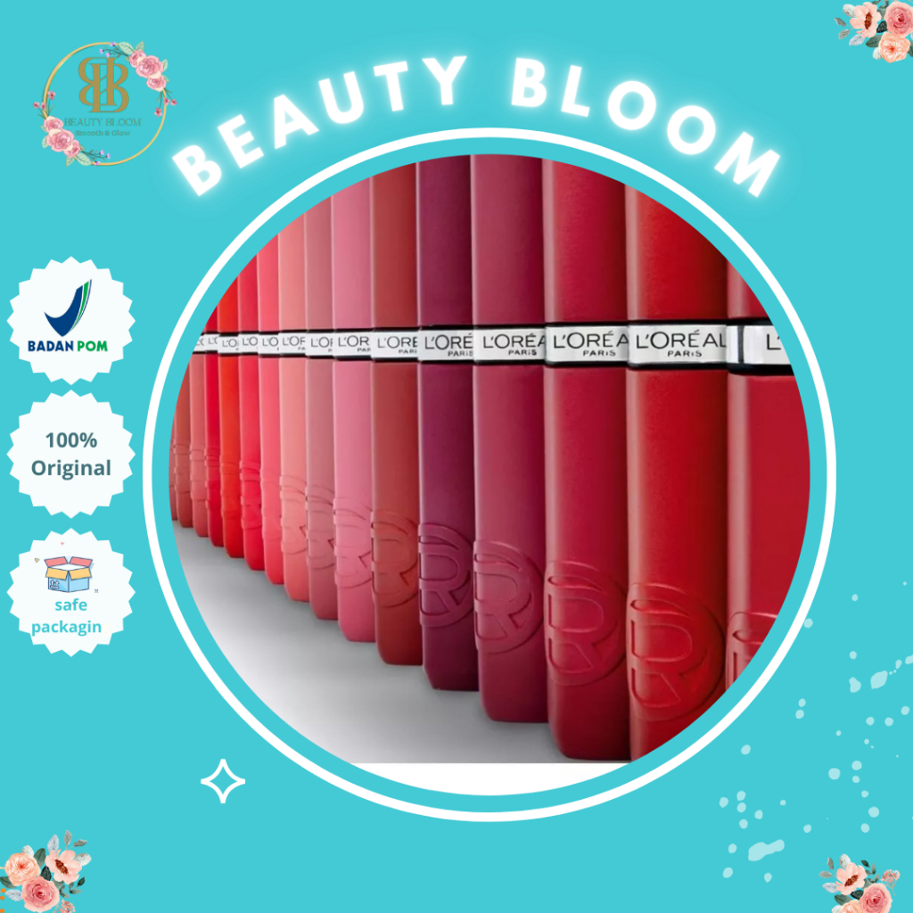 LOREAL Infallible Matte Resistance Liquid Lipstick dengan Hyaluronic/waterproof -> Lipstik Loreal