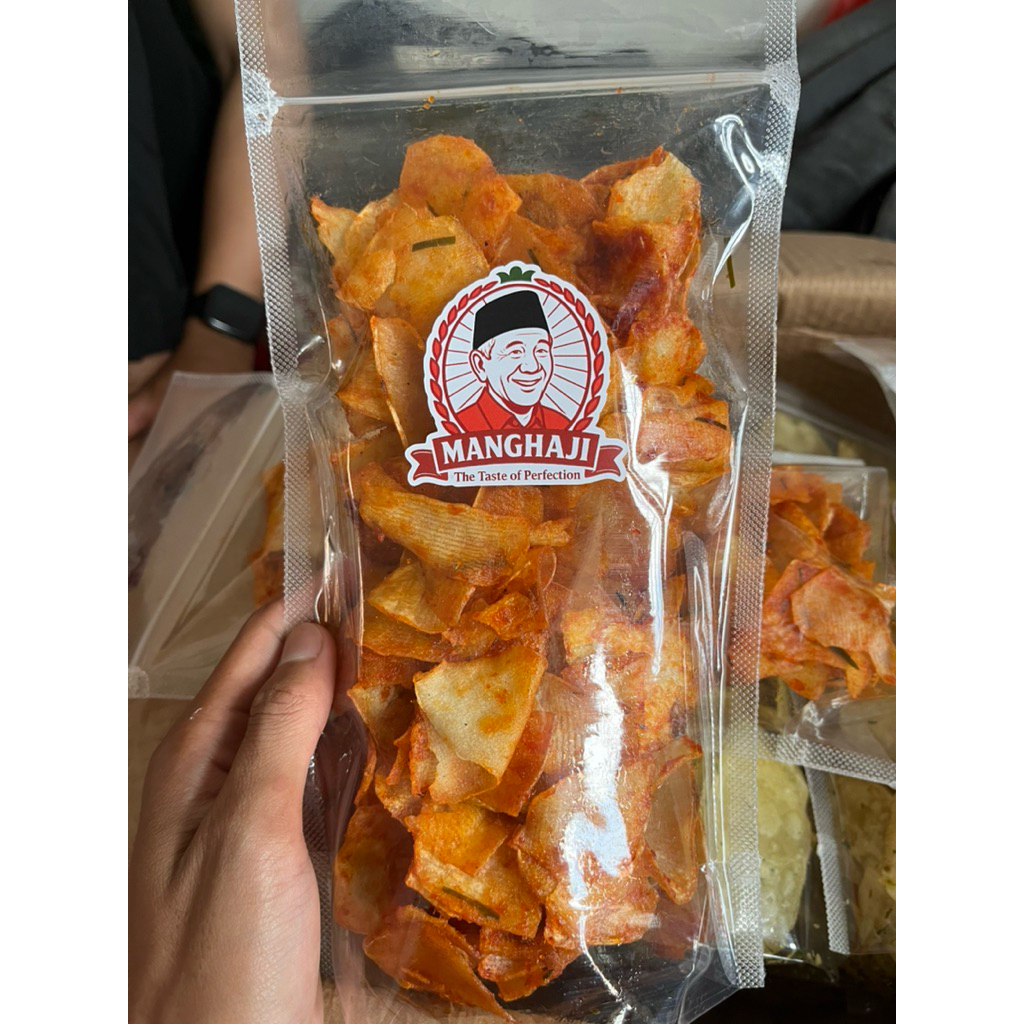 

keripik Talas Manghaji Varian Spicy