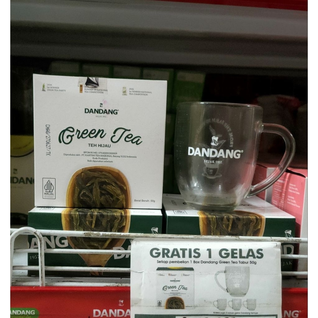 

GRATIS GELAS TEH DANDANG TABUR GRENTEA 50 Gram