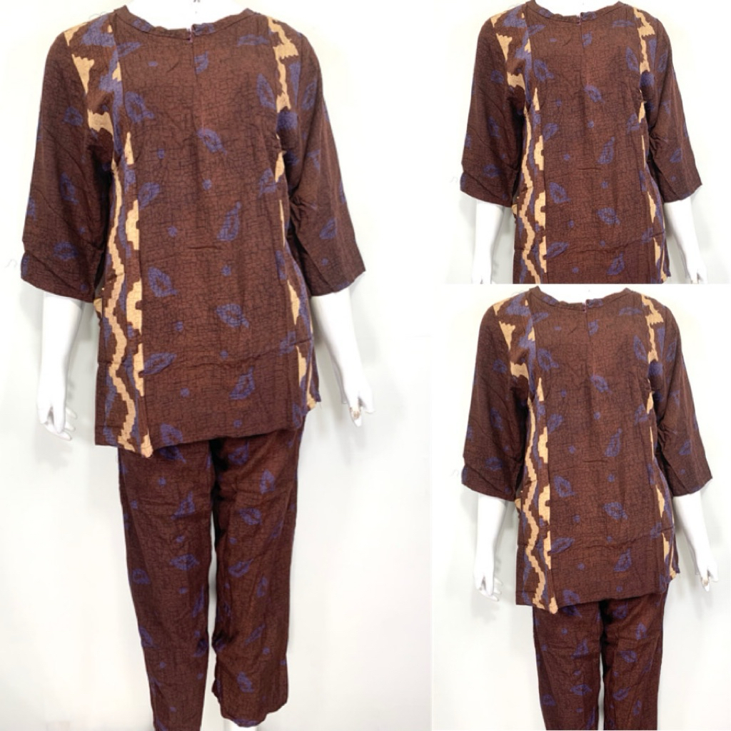 Sikobajutidur - Stelan Batik Putri Diana Lengan 3/4 | CP Putri Diana STELAN BATIK WANITA| By Batik M