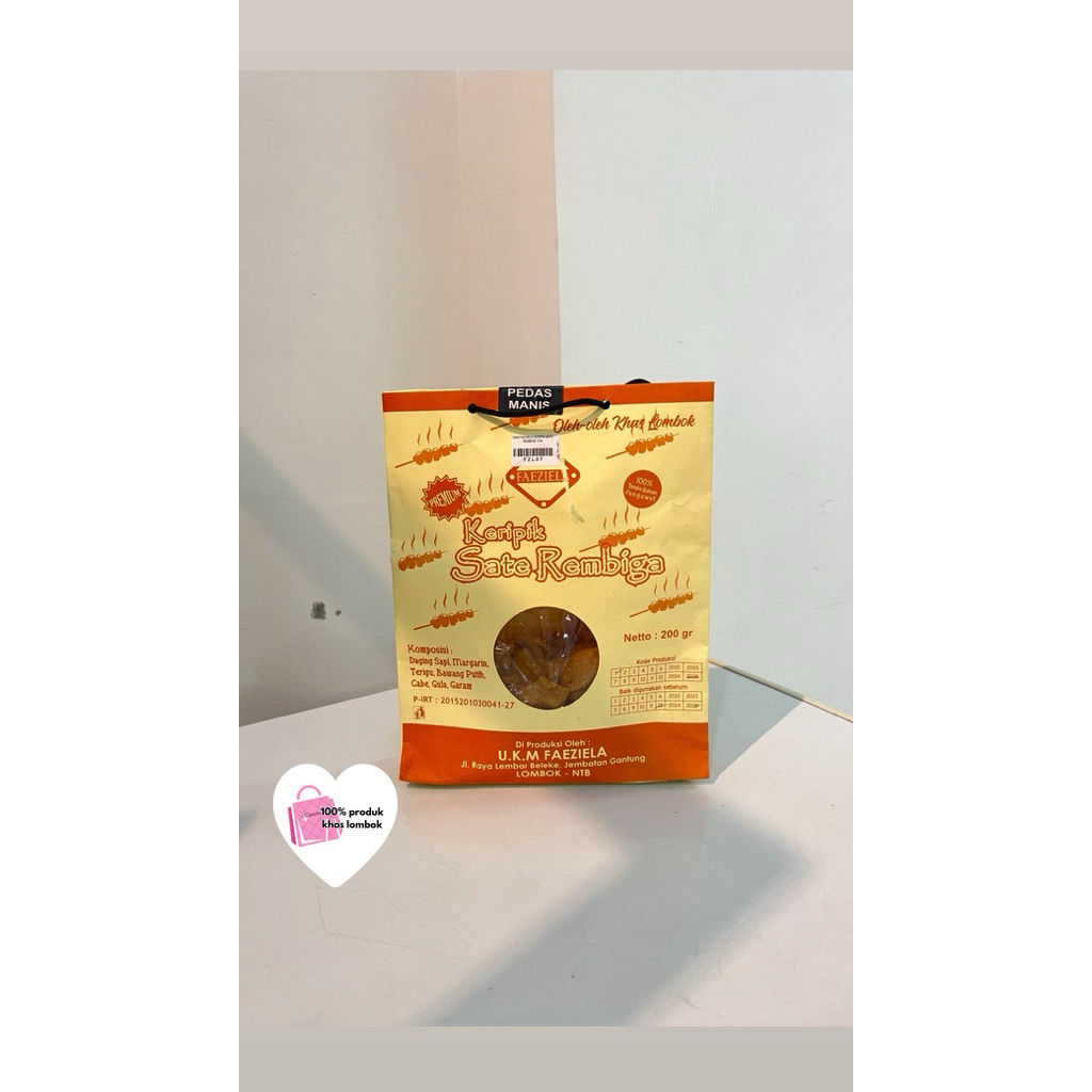 

OlehOlehKhasLombokKeripikSateRembiga