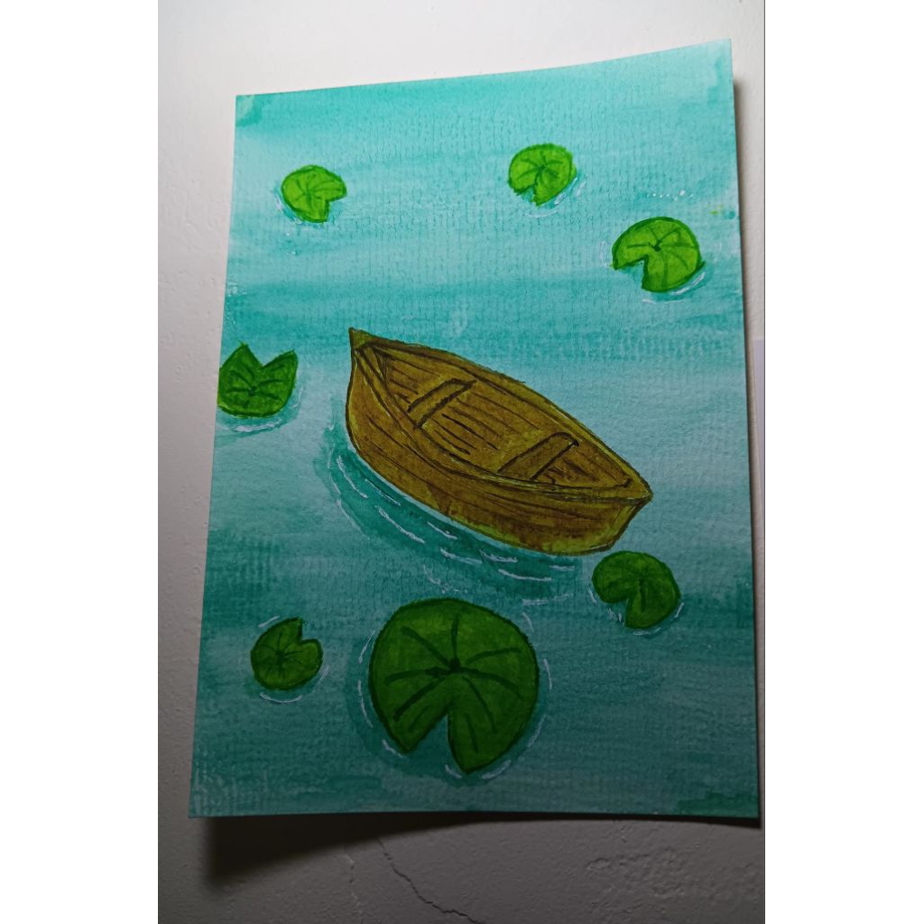 

Art Print handmade Lotus