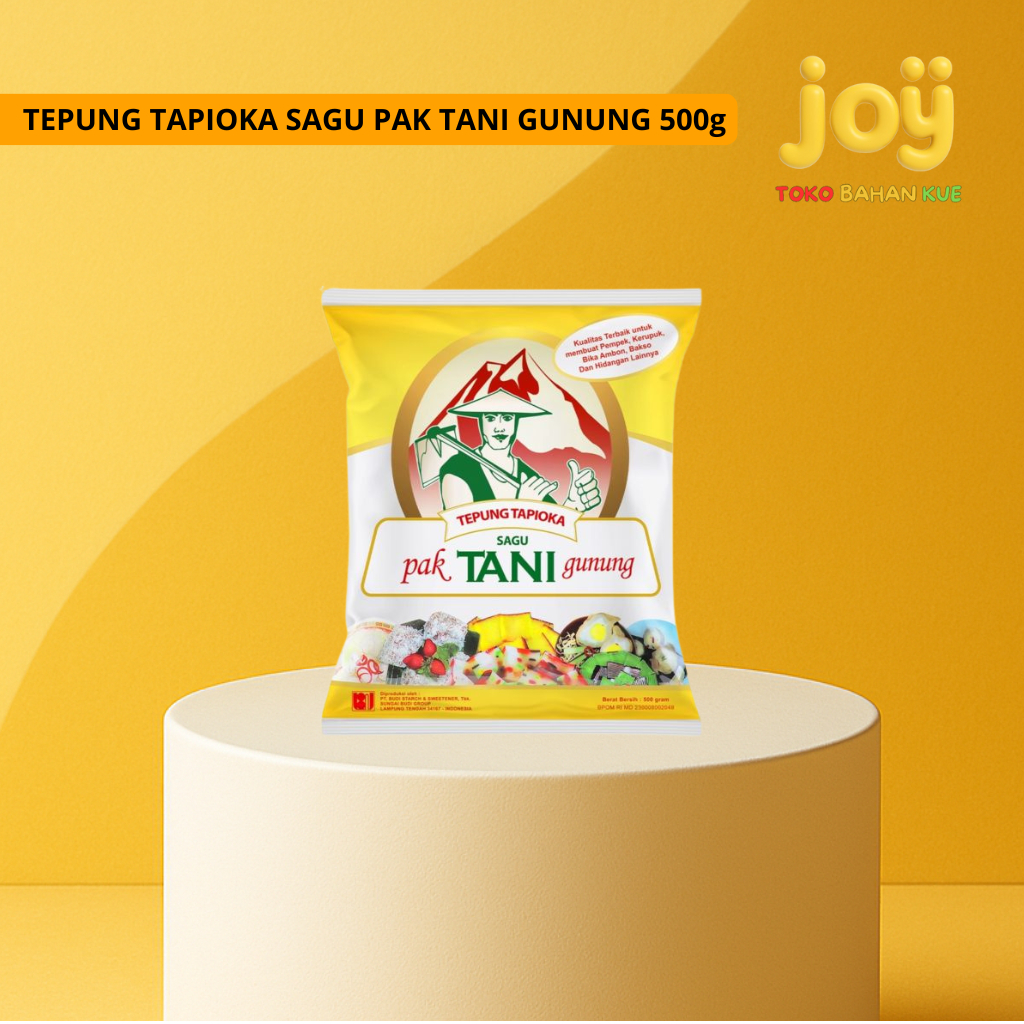 

TEPUNG TAPIOKA SAGU PAK TANI GUNUNG 500GR