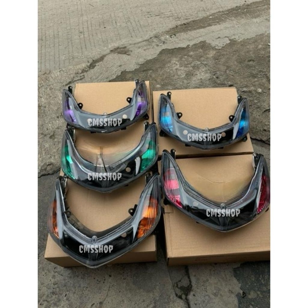 lampu sen depan + lampu senja yamaha mio SMILE custom