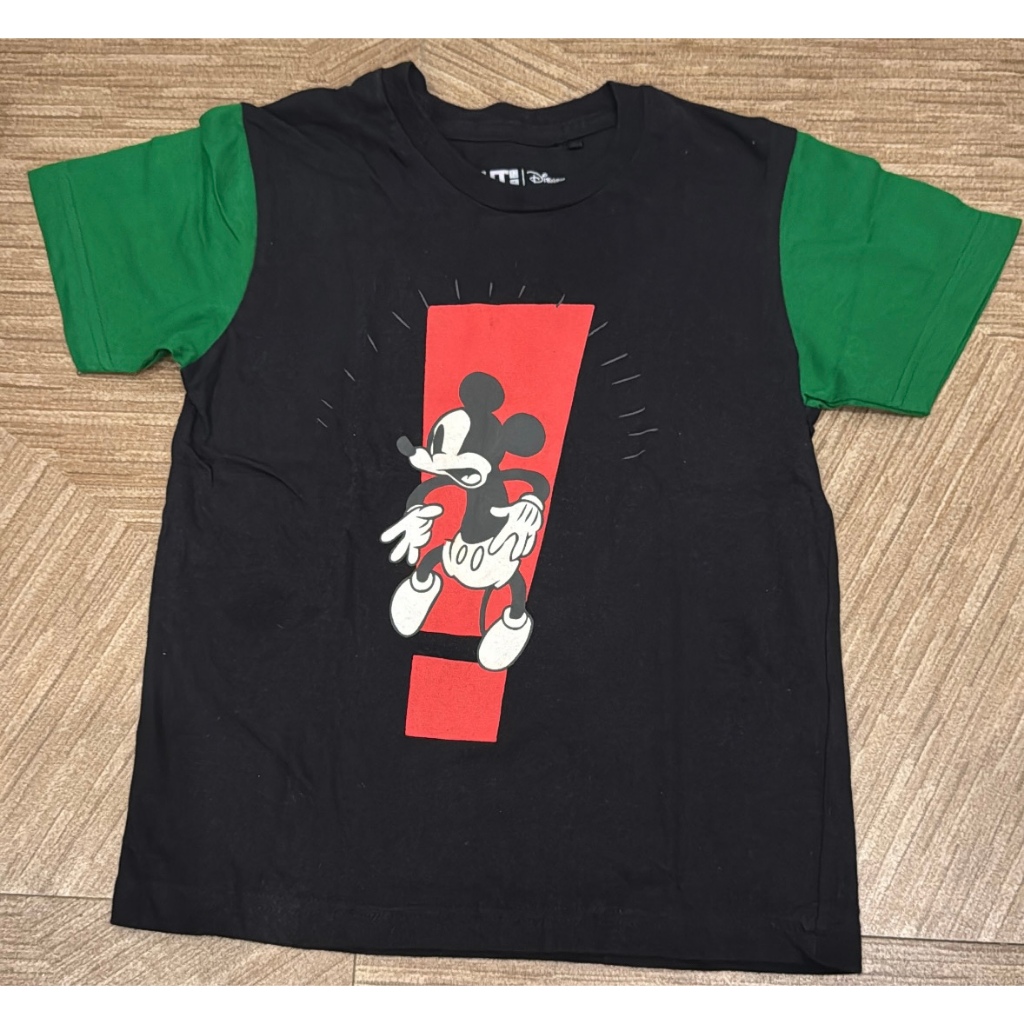 PRELOVED 4T UT UNIQLO DISNEY MICKEY MOUSE BOY T-SHIRT BLACK / KAOS ANAK LAKI-LAKI HITAM