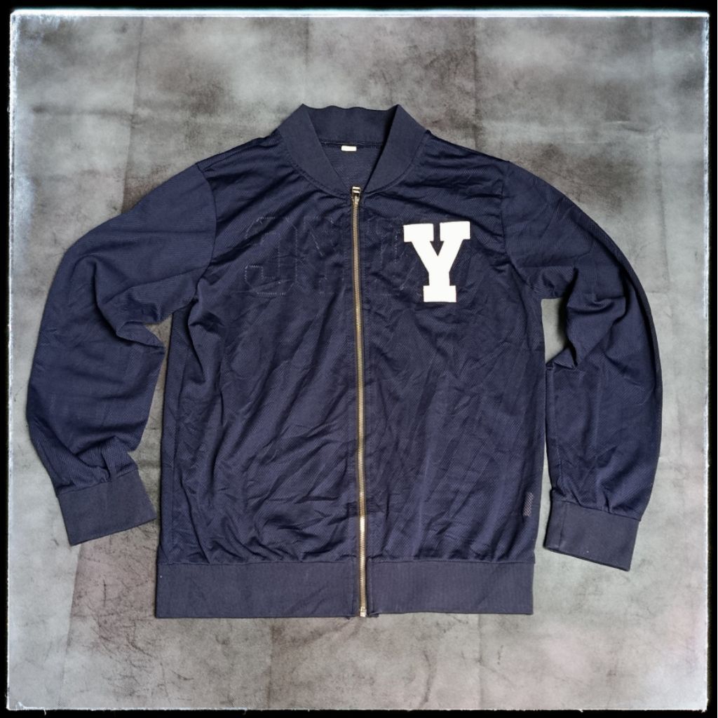 PAPER PLUS Jaket jaring hoodie running merk Paper Plus size S