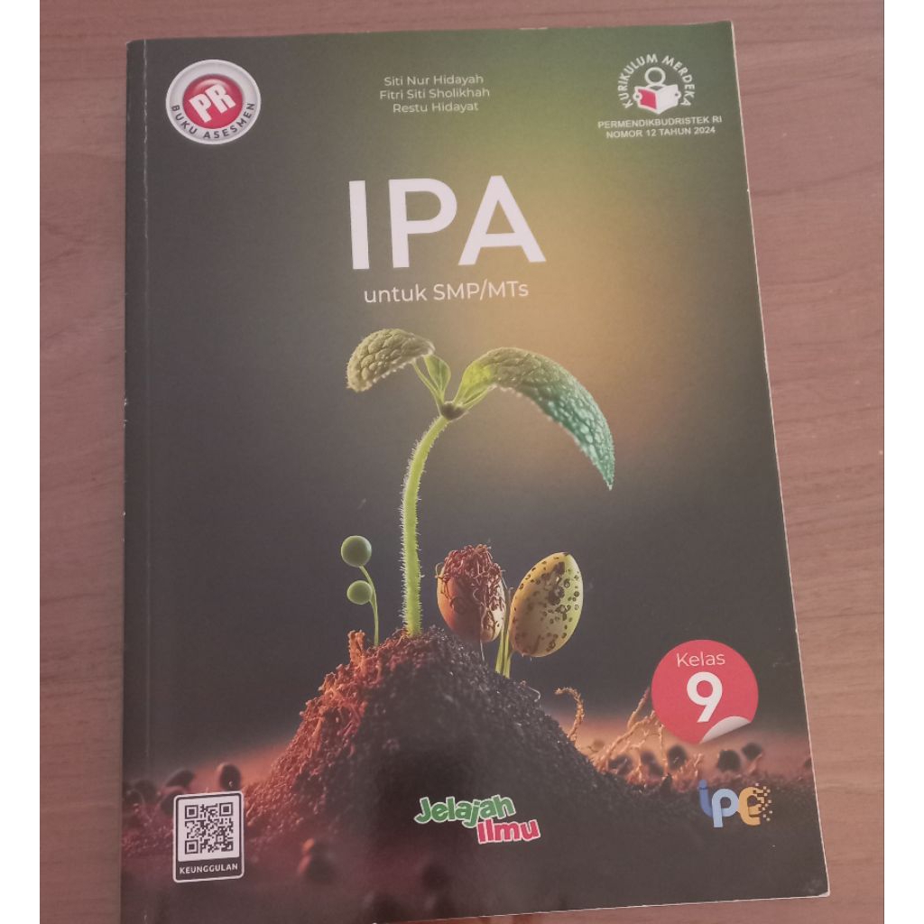 Buku LKS IPA SMP Kelas 9 Kurikulum Merdeka Intan Pariwara