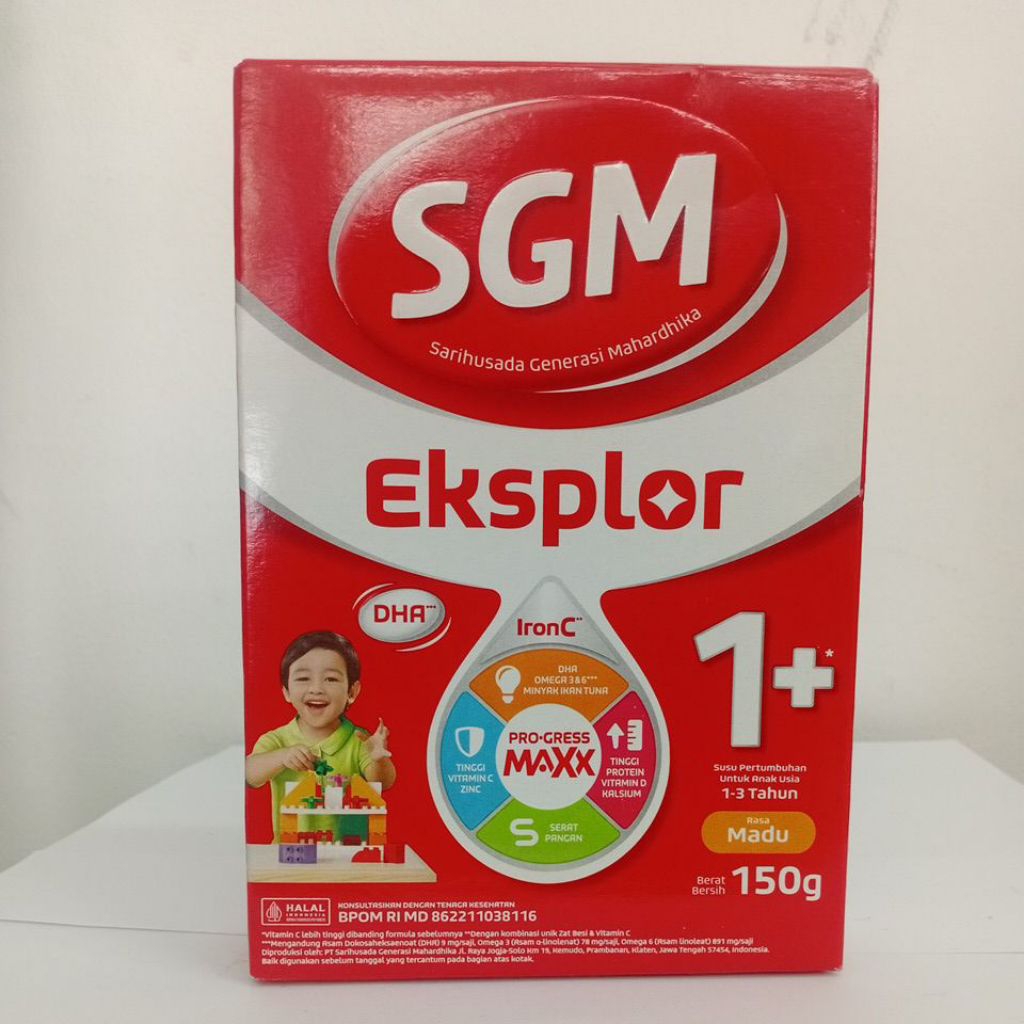 SGM EKSPLOR 1+ - SUSU BAYI 1-3 TAHUN RASA MADU 150g