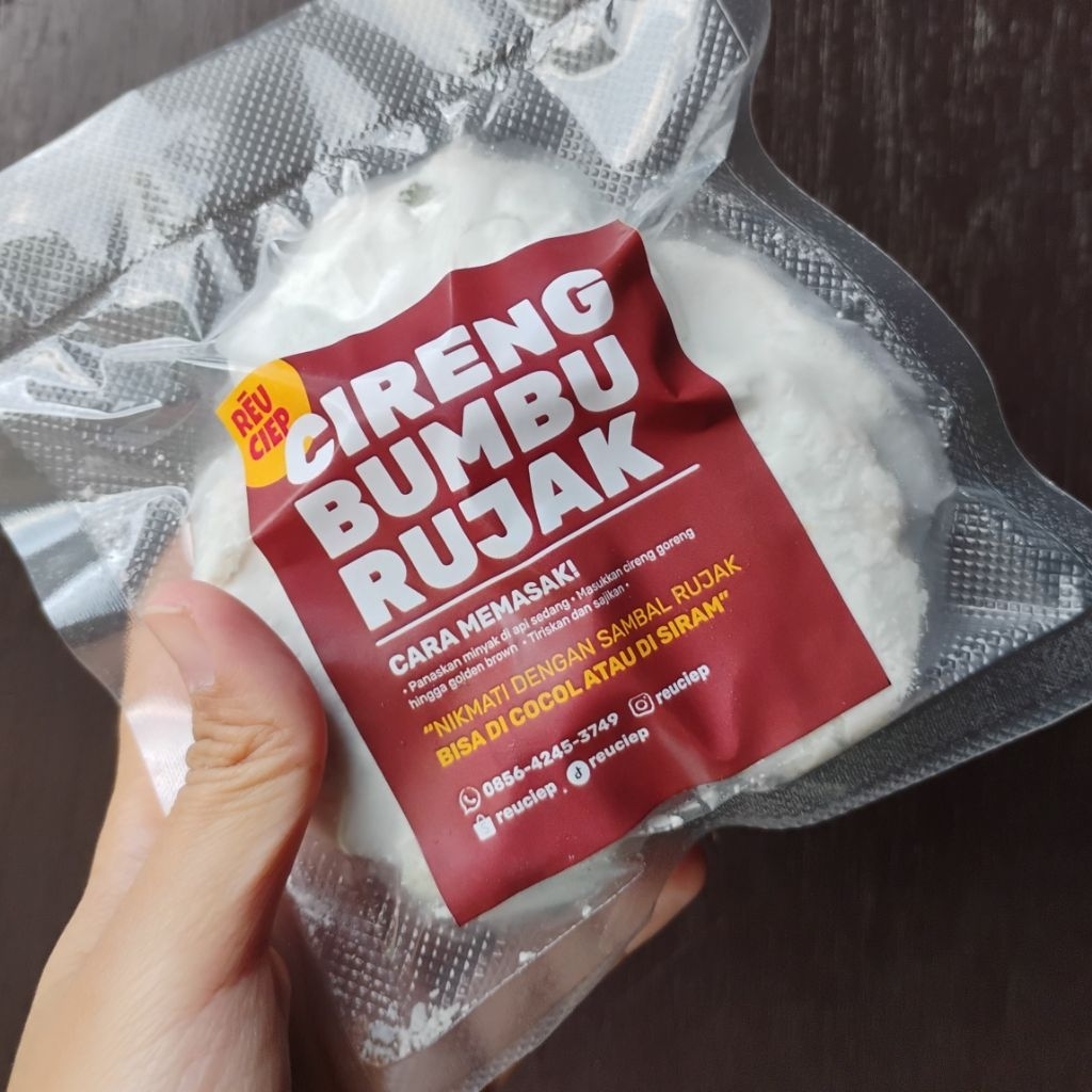 

Cireng Bumbu Rujak rasa Terasi versi Mini (Isi 5Pc)