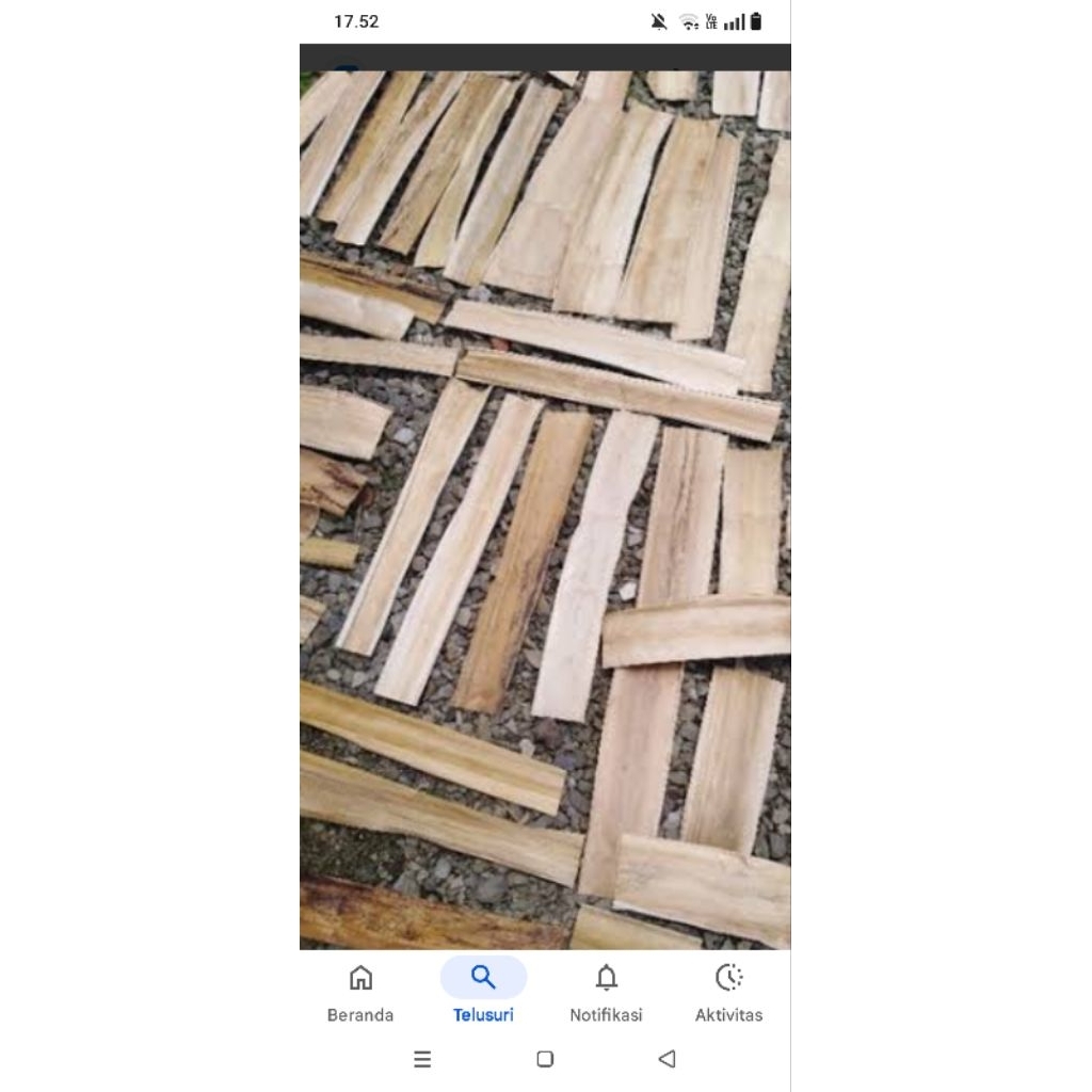 

pelepah pisang kering 20cm/lembar