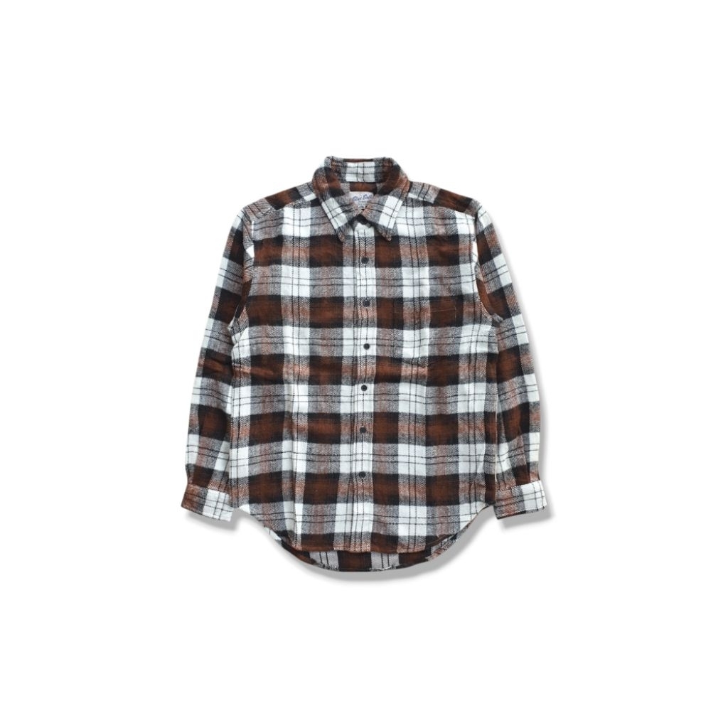 [Size M] Flanel Outer BLUE BALL - Original 0