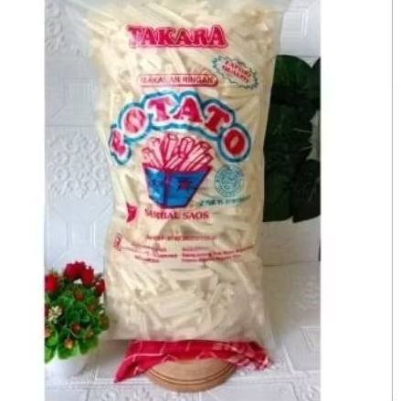

MAKANAN RINGAN TAKARA POTATO + SAMBAL SAOS UKURAN JUMBO 1,5KG