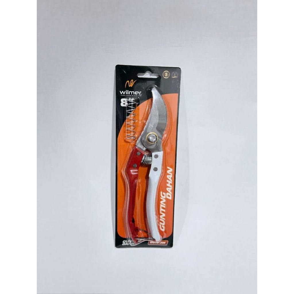 WILMER Gunting Dahan Tanaman 8" Inch / Gunting Stainless Dahan Ranting WILMER JAPAN