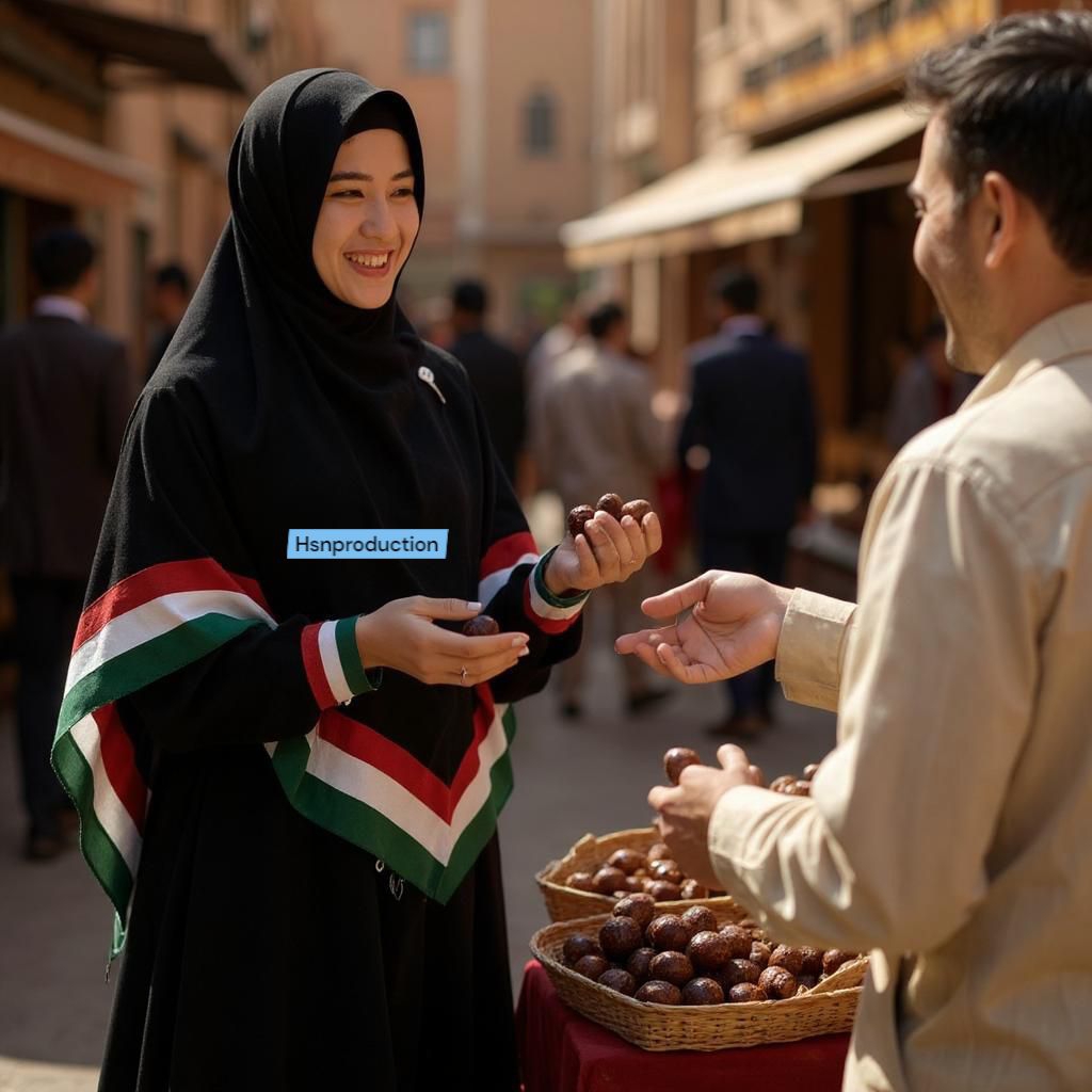 COD PROMO GAMIS PALESTINA SET HIJAB+CADAR+HANDSOK