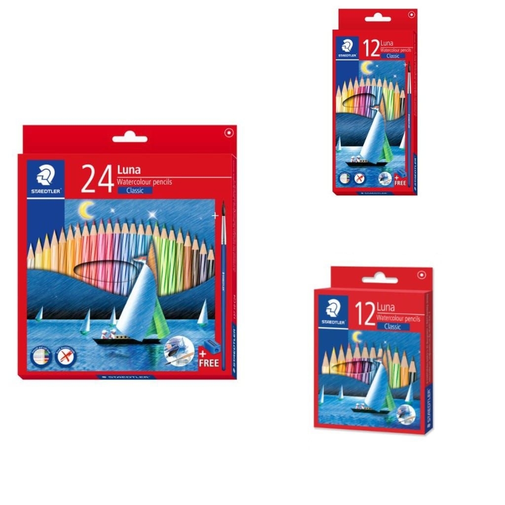 

Pensil Warna Staedtler Luna Watercolour Pencils Classic / Pensil Warna