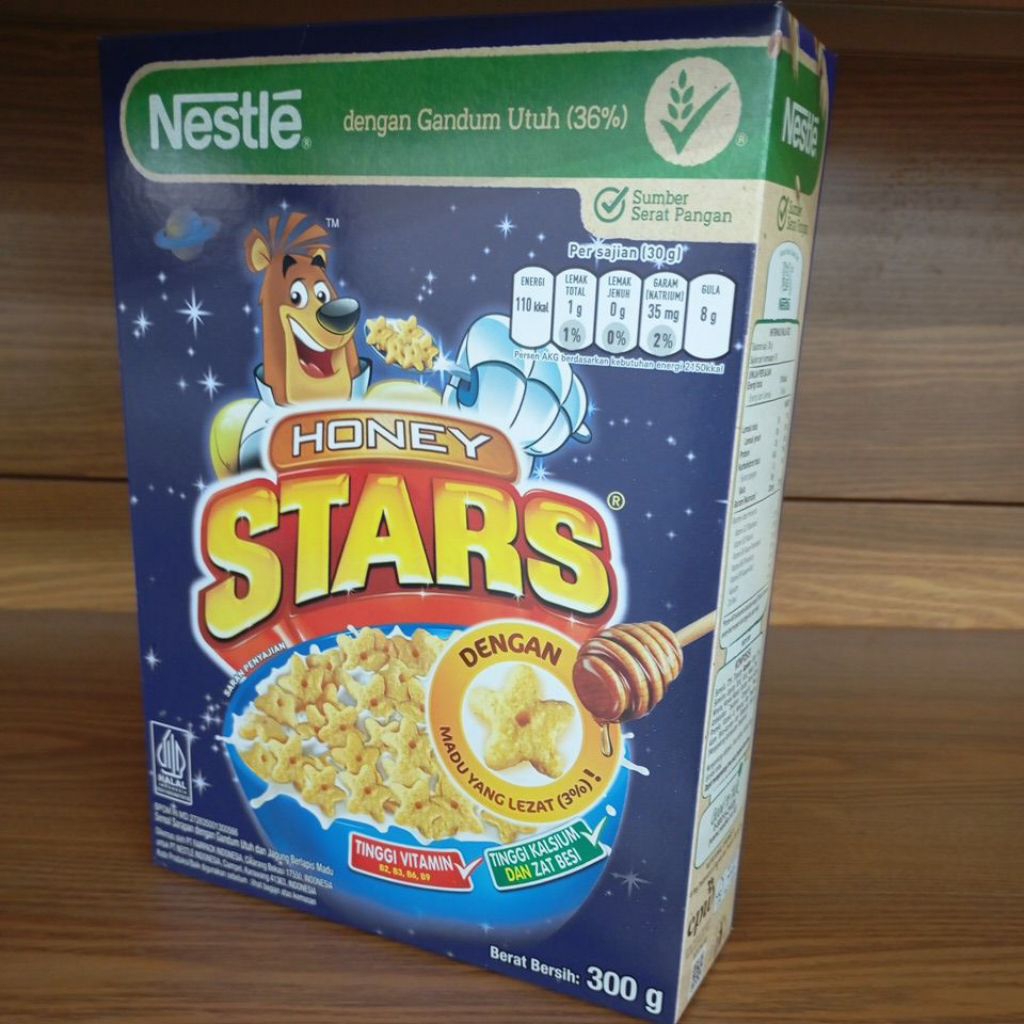 

Nestle Honey Stars Sereal Sarapan 300g