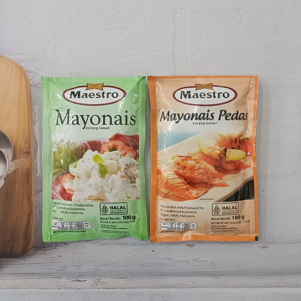 

MAYONAIS SACHET ORI/PEDAS ( 100GR )