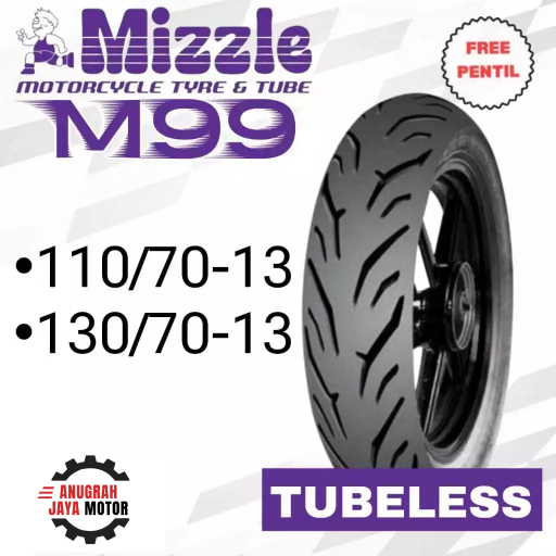 MIZZLE M99 Ring 13 Tubeless Ban Motor Ring 13 Tubles Ban Motor Nmax