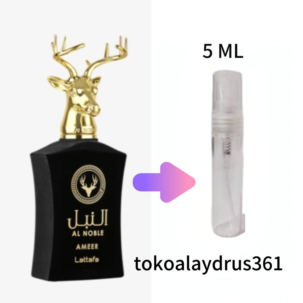 decant al noble ameer original 5 ml/decant noble ameer/refill nobel ameer