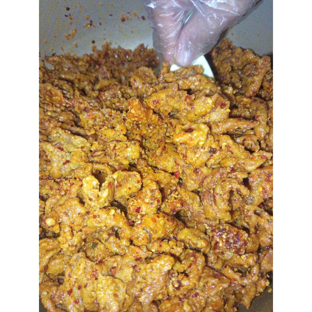 

KULIT CRISPY RENYAH 250 GRAM Pedas Daun jeruk