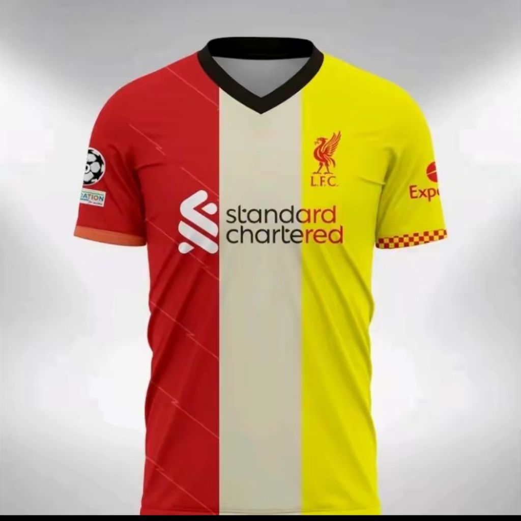 Jersey Liverpool Kombinasi 2021/2022 Free nickname