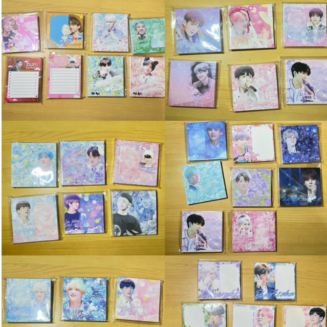 

Memopad Notes Freebies Korea BTS