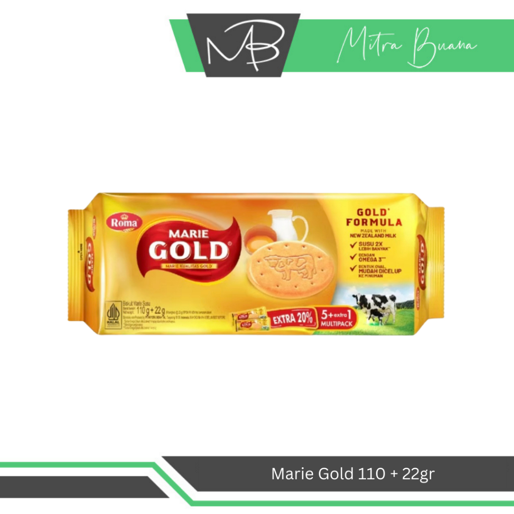 

Roma Marie Gold 110 + 22gr - Biskuit Enak Murah Bergizi