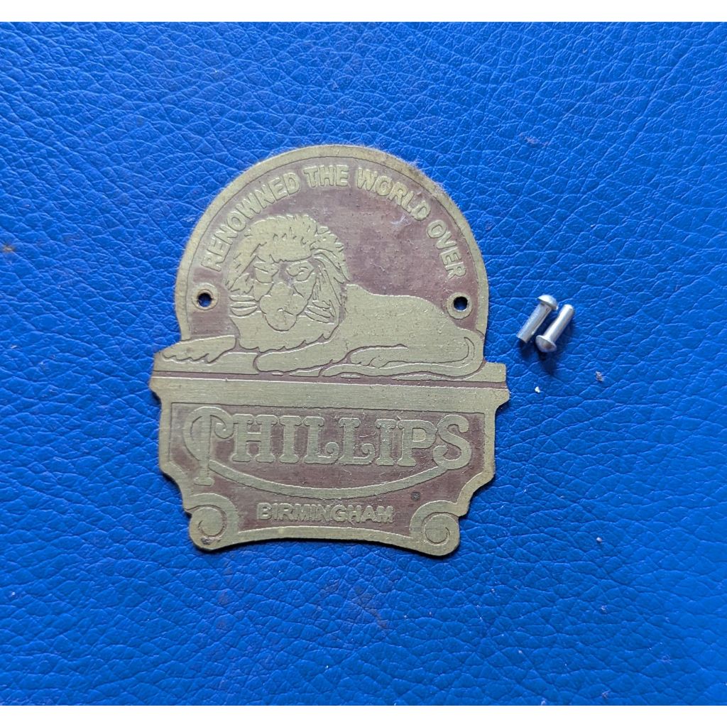 emblem plat mer sepeda onthel philips